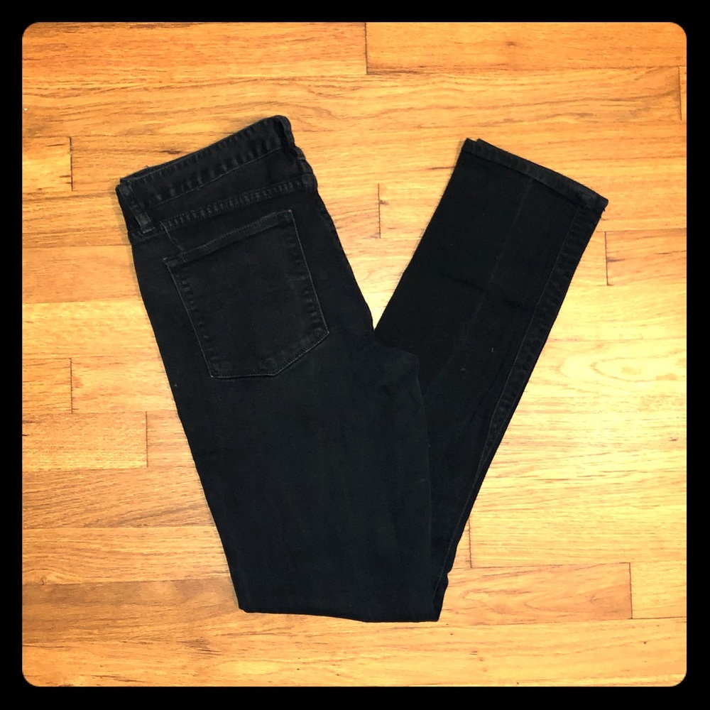 J. Crew Black High Rise Skinny Jeans